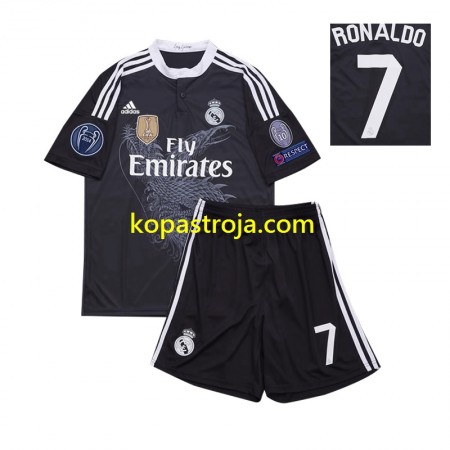 Billiga Fotbollströjor Real Madrid Cristiano Ronaldo 7 2014 Retro Barn Tredje tröja Kortärmad